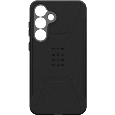 Urban Armor Gear Civilian Backcover Samsung Galaxy S25+ Zwart Inductieve lading, Stootbestendig