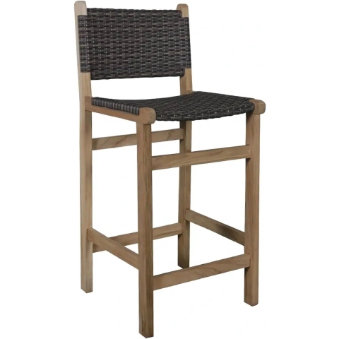 Barstoel Lois Teak - Buitengewoon de boet