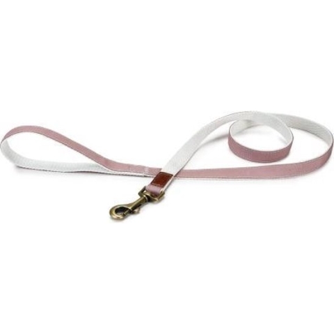 Designed by Lotte Virante - Hondenriem - Lichtroze - 120 cm x 20 mm