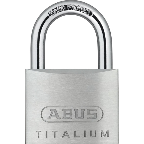 ABUS Cilinderhangslot | breedte slotlichaam 50 mm | Titalium verschillendsluitend | 1 stuk - 77086 77086