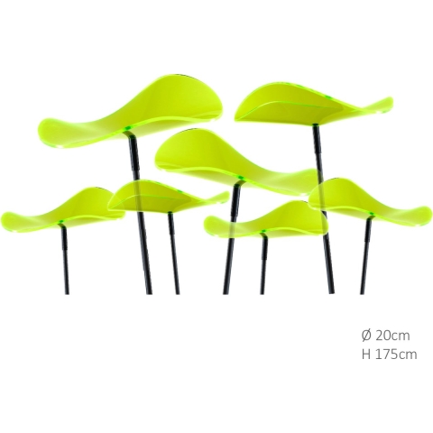 7 stuks! Zonnevangers Lucy Groen groot 175x20 cm Cazador Del Sol - Cazador del sol