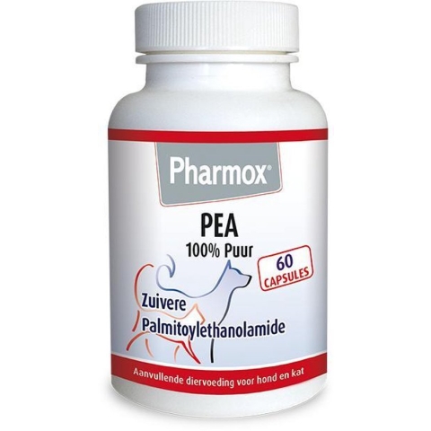 Pharmox Hond & Kat PEA 100% Puur 60 capsules