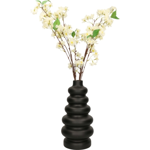 Kunstbloem Pruimen bloesem - 2x - 88 cm - wit - Kunst zijdebloemen -