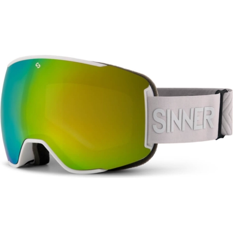 Sinner SNOWFLAKE skibril - Wit - incl 2 lenzen