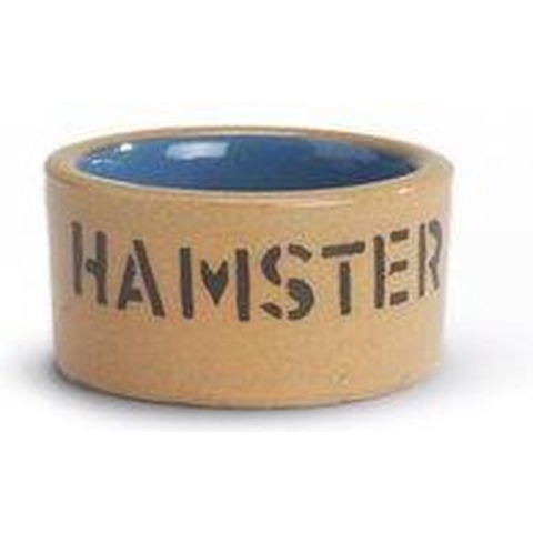 Ceramiek hamsterbak hamster - Blauw/Beige
