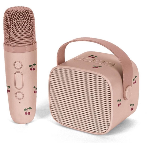 Konges Sløjd Luidspreker m. Microfoon - Karaoke - Cherry - Konges Sløjd - OneSize - Luidsprekers