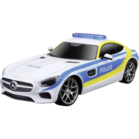 MaistoTech 581527 Mercedes AMG GT Polizei 1:24 RC modelauto voor beginners Elektro Achterwielaandrijving