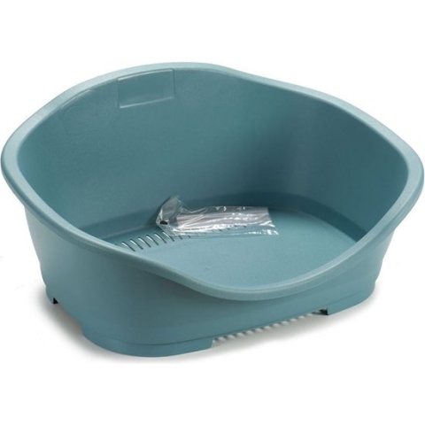 Stefanplast Hondenmand Ovaal 80 X 56 X 32 Cm Siliconen Blauw