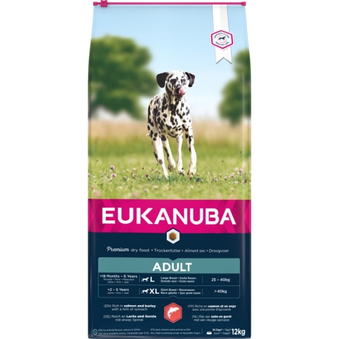 Eukanuba - Honden Droogvoer - Hond - Euk Dog Adult Large Salmon 12kg - 1st