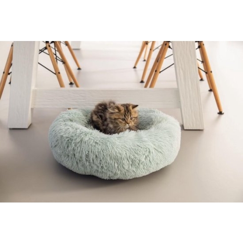 Beeztees Kitten Vako - Kattenmand - Pluche - Blauw - 50x50x18