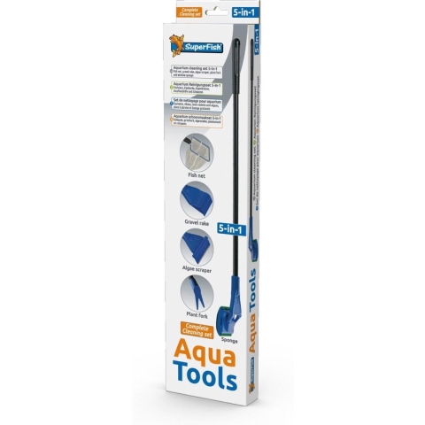 Superfish Aqua Tools - Aquarium - Schoonmaakset - 5 in 1 set