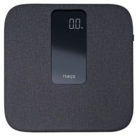Haepi Personenweegschaal Hi- Emma Elektronische Personenweegschaal Donker Grijs
