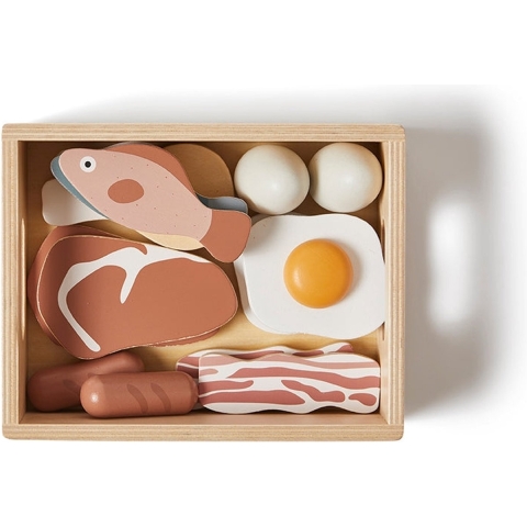 Flexa Play Speelgoedeten - Vis en vlees - Flexa - OneSize - Speelgoedeten
