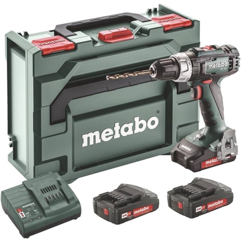 Metabo BS 18 L SET ACCU-BOORSCHROEFMACHINE met 3x 2.0Ah accu&apos;s Li-ion - 602321540