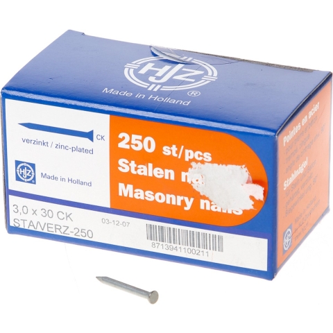 Hoenderdaal Betonnagel Mech. Vz Pk 3.0X30 | 250 stuks - 8003.15.00301