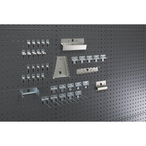 Bott Gereedschaphouder-assortiment | BxH mm | 10 haken/10 dubb.haken/20 div.houders | 40-delig | 1 stuk - 14031414 - 14031414