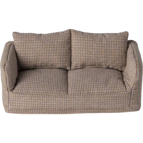 Maileg Miniatuur Sofa - Muis - Ruiten - Maileg - OneSize - Poppentoebehoren
