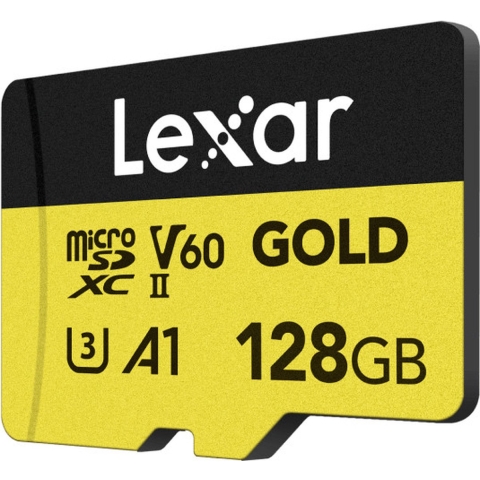 Lexar MicroSDXC Gold Series UHS-II 128GB V60