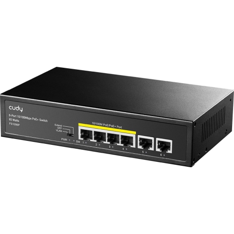 6-Port 10/100M PoE+ Switch Switch