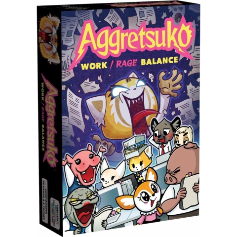 Aggretsuko: Work/Rage Balance Kaartspel