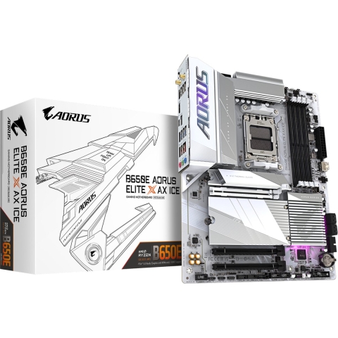 B650E AORUS ELITE X AX ICE Moederbord