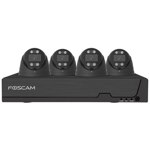 PoE Kit FN9108E-T4-2T beveiligingsset Beveiligingscamera