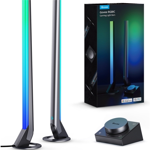 RGBIC WIFI Gaming Light bars met smart controller Sfeerverlichting