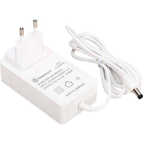 Raspberry Pi® Leiterplatte Stekkernetvoeding, vaste spanning Geschikt voor serie: Raspberry Pi® Uitgangsstroom (max.) 6000 mA 1 x Holle stekker