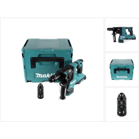 Makita DHR281ZJ SDS-Plus-Accu-combihamer 18 V Zonder accu, Zonder lader