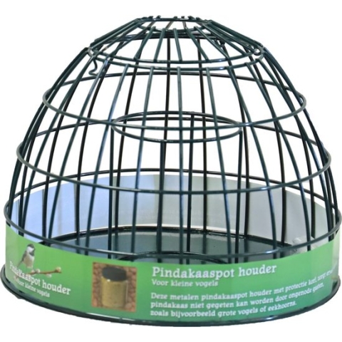 Pindakaaspothouder Vogelvoederhuisje - Groen - 35 cm x 35 cm x 30 cm