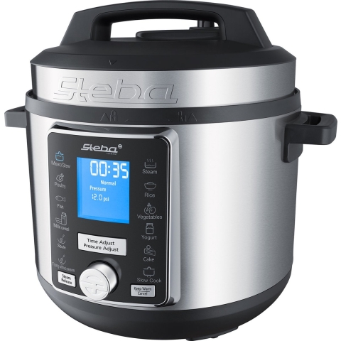 Steba DD3 Smart - Multicooker - 12 kookfuncties - 6 liter - Snelkookpan, Slow Cooker, Rijstkoker, Stomer, Voedselverwarmer, Sauteren, Yoghurtmaker
