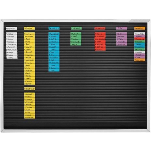 Magnetoplan Insteekplanner - 61 Stroken - 960 x 774 mm - PVC Frame