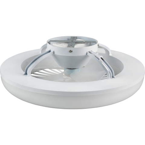 REALITY MORA - Plafondventilator - Wit - incl. 1x SMD 13 W - Licht apart schakelbaar - Afstandsbediening - Geïntegreerde dimmer - Traploos instelbare lichtkleur - Nachtlampje - Plafondbevestiging - 3 snelheidsinstellingen - Timer - Geheugenfunctie