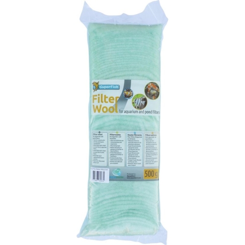 SuperFish Filterwatten Grof - Aquarium - Filter - Groen - 500 gr
