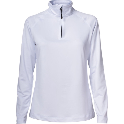 Cutter & Buck 358401 Coos Bay Half Zip Dames - Wit - L