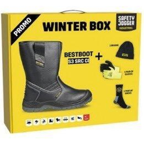 Safety Jogger BestBoot Laars S3 Winter Box Zwart - Maat 39 - 11.118.024.39