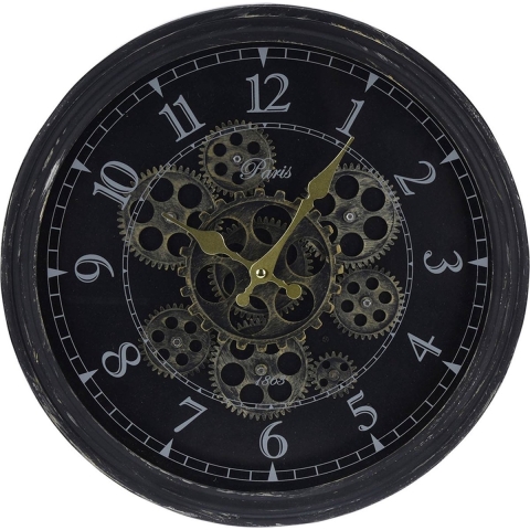 Wandklok met zichtbaar uurwerk, 37cm