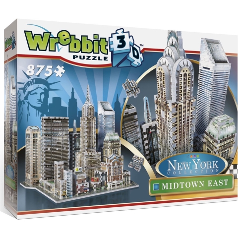 New York Midtown East 3D puzzel, 875 stukjes