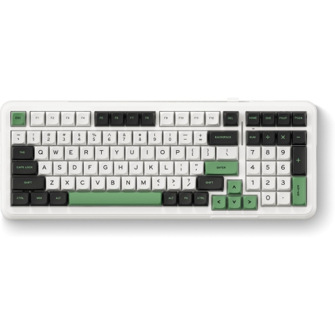 K99 Emerald Green Hyacinth Wireless Gasket Mount Mechanical Toetsenbord