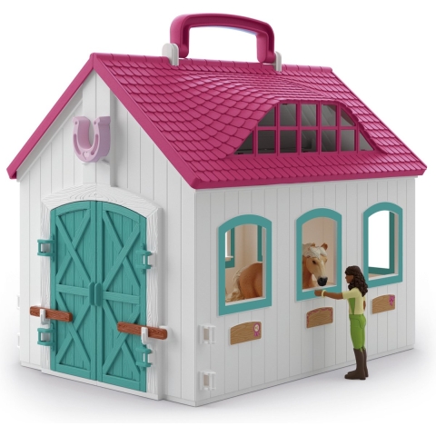 Horse Club - Open Stal "Klein hoefijzer" Speelset