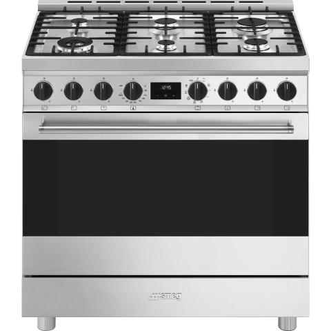 SMEG B91GMXNLK2 Classici Esthetisch Fornuis met Gas Kookplaat