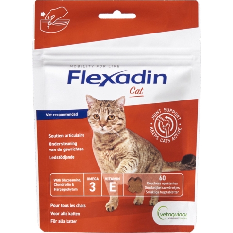 Flexadin Cat | 60 kauwtabletten