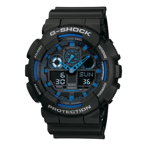 Casio G-Shock GA-100-1A2ER Herenhorloge 50 mm - Zwart