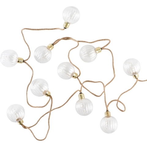Luca Lighting Party Lichtsnoer aan Touw - L315 cm - Warm Wit