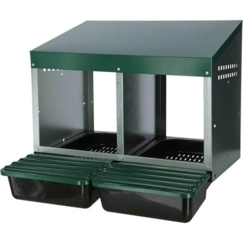 Legnest voor kippen forest 2