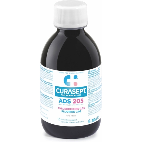 2x Curasept Mondspoeling 0,05% CHX 200 ml