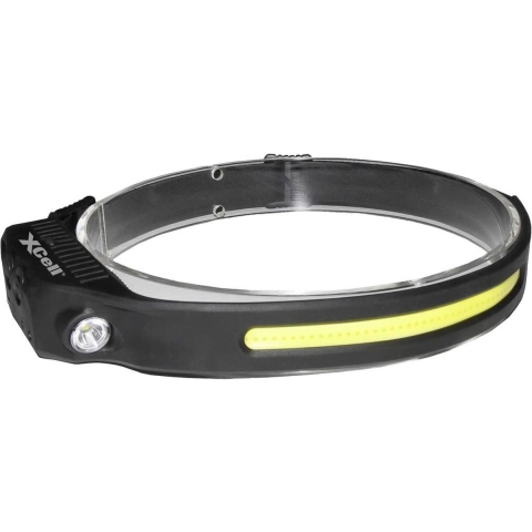 XCell H330 Hoofdlamp werkt op een accu 330 lm