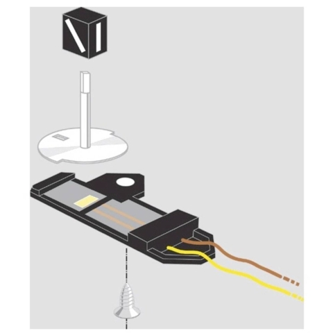 H0 Märklin C-rails (met ballastbed) 74470 Wissellantaarn