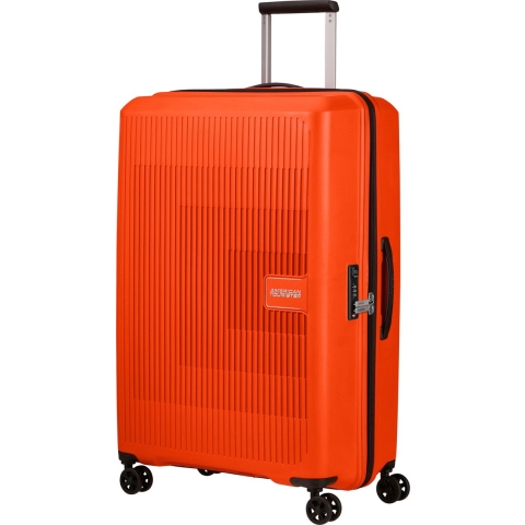 American Tourister Reiskoffer - Aerostep Spinner 77/28 Uitbreidbaar Bright Orange