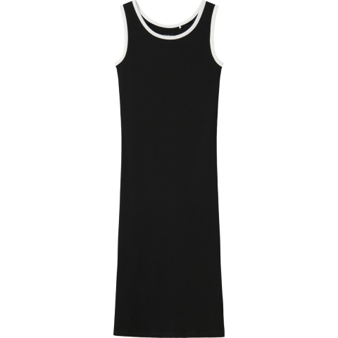 Name It Jurk - Rib - NkfJally - Zwart - Name It - 11 jaar (146) - Jurk